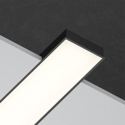 Long strip embedded led linear light recessed installation led shop light for Hallways / Corridors